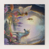 Fairytale Forest Unicorum Trees Fairy Pilz Puzzle (Horizontal)