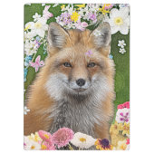 Fairytale Fox im Bereich der Blume Klemmbrett (Rückseite)