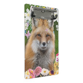 Fairytale Fox im Bereich der Blume Mini Klemmbrett (Schrägansicht)