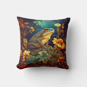 Fairytale Frog Pillow William Morris Inspiriert Kissen