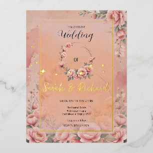 Fairytale Garden Sparkle Einladung zur Hochzeit