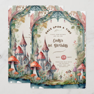 FAIRYTALE GEBURTSTAG oder Baby Dusche JEDER Faityc Einladung
