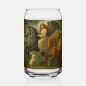 Fairytale Horses and Angel Drinkware Set Dosenglas (Vorderseite)