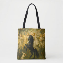 FairyTale Horses and Ethereal Guardian AngelsTote Tasche