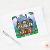 Fairytale House Square Sticker (Umschlag)