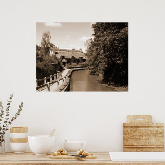 Fairytale Hütte Poster (Küche)