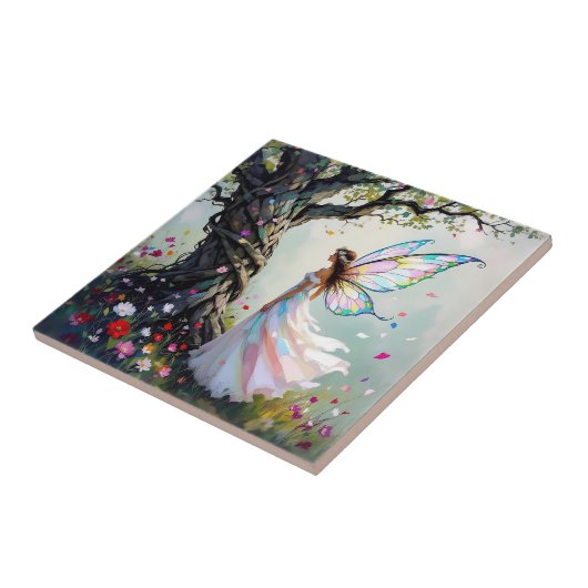Fairytale Inspired Fairy and Whimsical Tree Fliese (Seite)