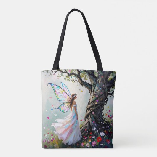 Fairytale Inspired Fairy and Whimsical Tree Tasche (Rückseite)