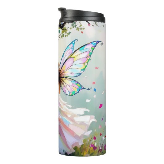 Fairytale Inspired Fairy and Whimsical Tree Thermosbecher (Nach rechts gedreht)