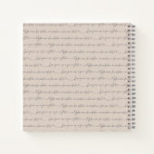 Fairytale Liebe Sea, Hawaiian Wedding Notizblock (Rückseite)