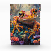 Fairytale magischer Frosch Fotoblock (Vorderseite)