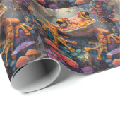 Fairytale magischer Frosch Geschenkpapier (Rolleneckpunkt)