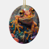 Fairytale magischer Frosch Keramik Ornament (Rechts)