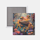 Fairytale magischer Frosch Magnet (Vorderseite/Rückseite)