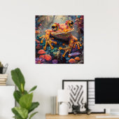Fairytale magischer Frosch Poster (Heimbüro)