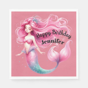 Fairytale Mermaid Party Theme Serviette