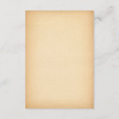 Fairytale Mittelalterliche Burg RSVP Karte (Rückseite)