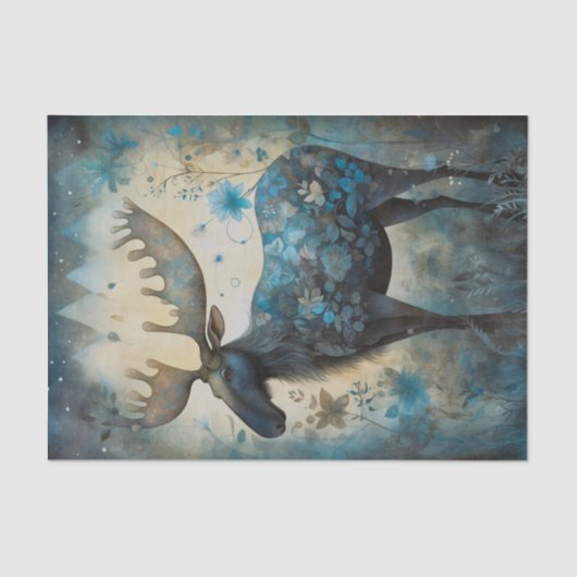 Fairytale Moose Seidenpapier (Vorderseite)