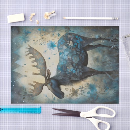 Fairytale Moose Seidenpapier (Handwerk)