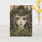 Fairytale Moss Princess Karte (Gelbe Blume)