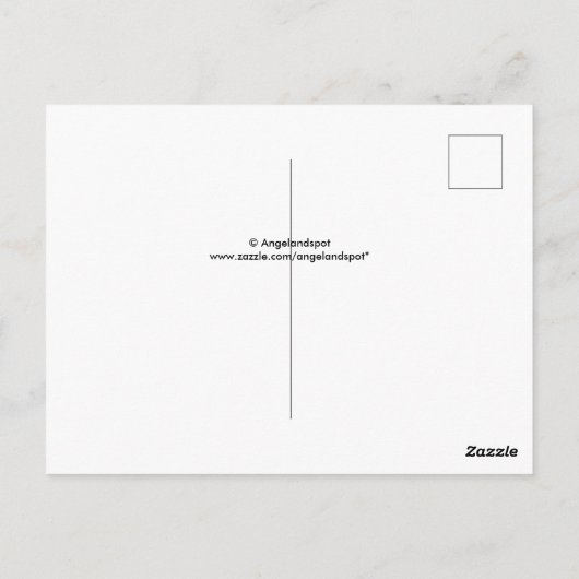 Fairytale Moss Princess Postkarte (Rückseite)