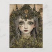 Fairytale Moss Princess Postkarte (Vorderseite)