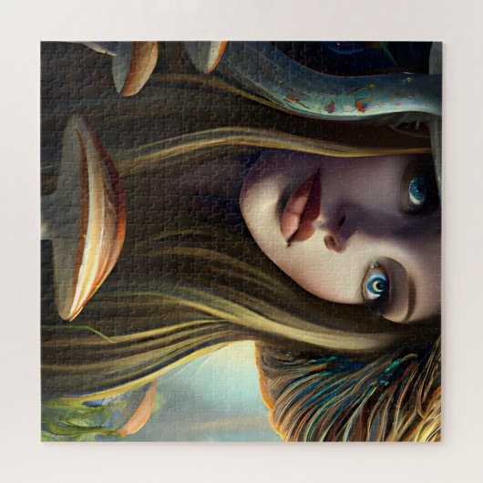 Fairytale Mushroom Fairy Puzzle (Horizontal)