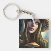 Fairytale Mushroom Fairy Schlüsselanhänger (Vorderseite)