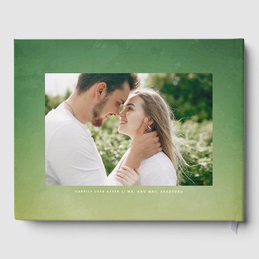 Fairytale Outdoor Lights Wedding Gästebuch (Rückseite)