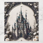 Fairytale Palazzo Civico Weinetikett (Einzelnes Label)