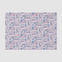 Fairytale Pile of Books Gray Seidenpapier