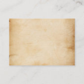 Fairytale Pink Rose Floral Royal Baby Shower Begleitkarte (Rückseite)