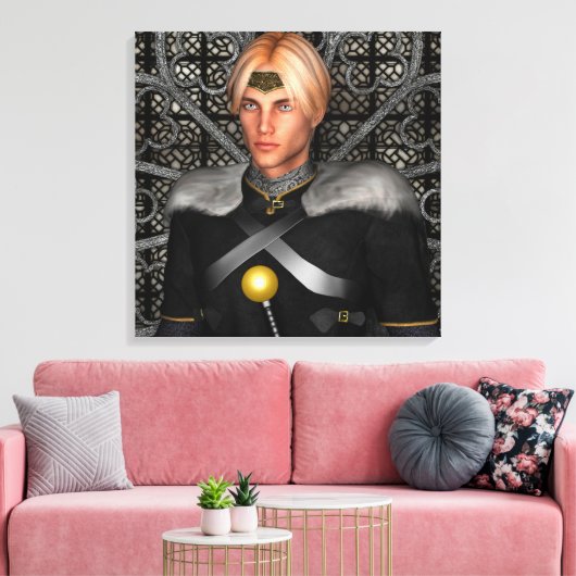 Fairytale Prince Leinwanddruck (Insitu (Wohnzimmer))