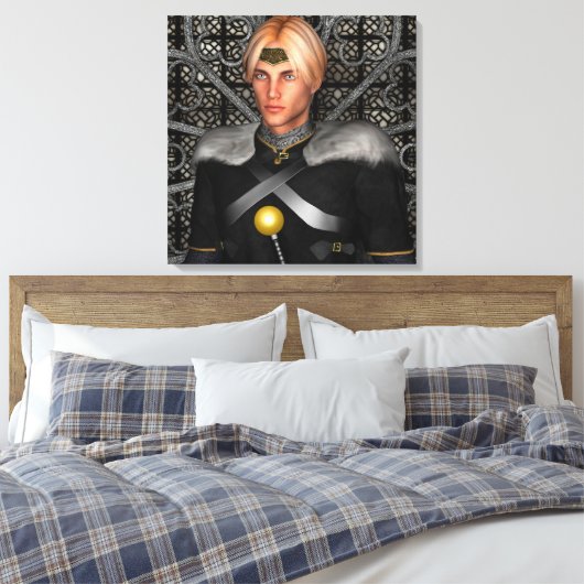 Fairytale Prince Leinwanddruck (Insitu (Schlafzimmer))