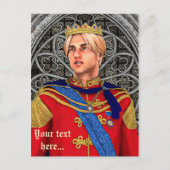 Fairytale Prince Postkarte (Vorderseite)