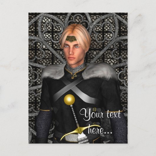 Fairytale Prince Postkarte (Vorderseite)