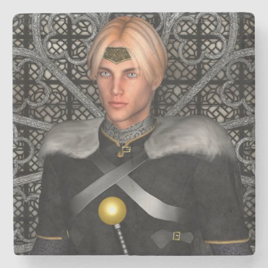 Fairytale Prince Steinuntersetzer (Vorderseite)