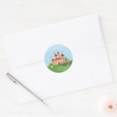Fairytale Princess Birthday Baby Envelope Sticker (Umschlag)