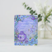 Fairytale Princess Birthday Party Einladung (Stehend Vorderseite)