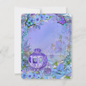 Fairytale Princess Birthday Party Einladung (Rückseite)