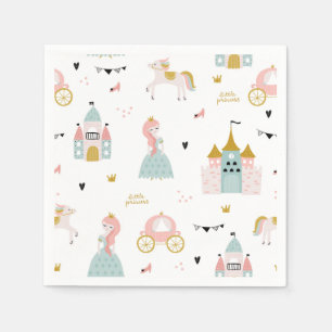Fairytale Princess Birthday Party Serviette
