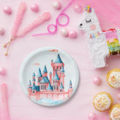 Fairytale Princess Burg Geburtstagsparty Pappteller (Party)