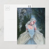 Fairytale Princess Burg Glasscheibe POSTCARD Postkarte (Vorne/Hinten)