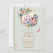 Fairytale Princess Burg Wilhelm Tell Einladung (Vorderseite)