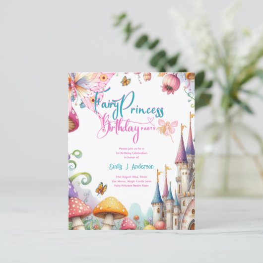 Fairytale Princess Daughter's Birthday Fairycore (Stehend Vorderseite)