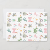 Fairytale Princess Dragon zum Geburtstag Einladung (Rückseite)