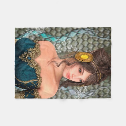 Fairytale Princess Fleecedecke (Vorderseite (Horizontal))