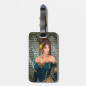 Fairytale Princess Gepäckanhänger (Rückseite vertikal)