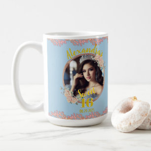 Fairytale Princess Glitzer 16 . Geburtstag Kaffeetasse