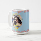 Fairytale Princess Glitzer 16 . Geburtstag Kaffeetasse (Vorderseite Links)